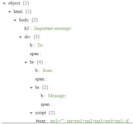 XML Parsing in JavaScript 1